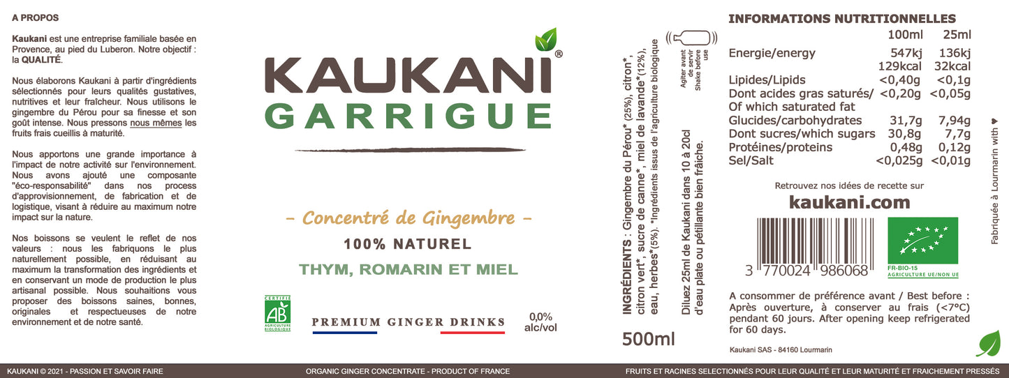 Kaukani Garrigue - 500ml