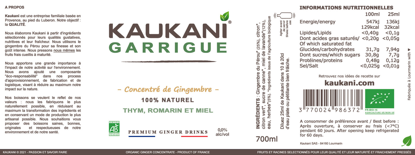 Kaukani Garrigue - 700ml